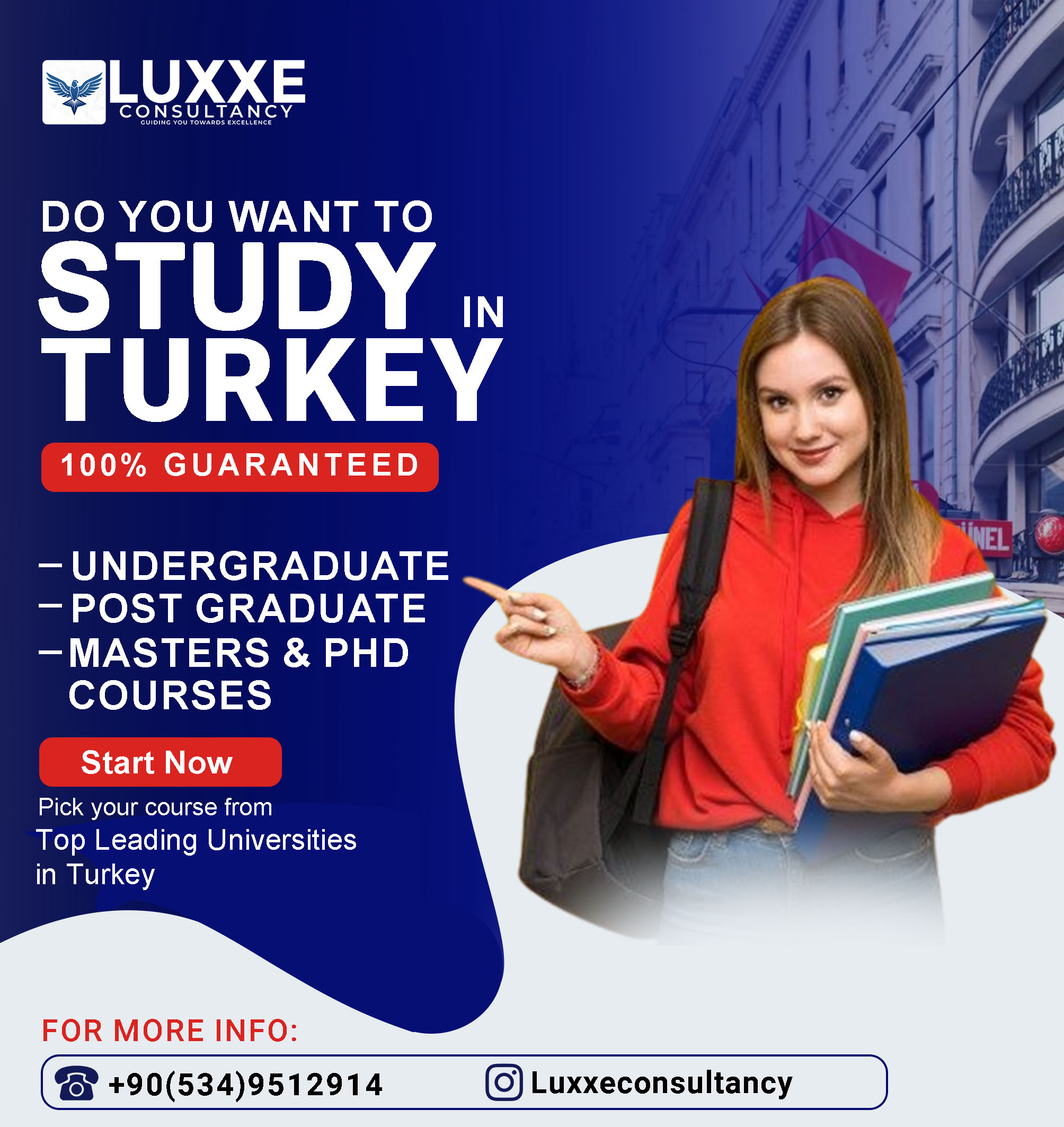 Luxxe consultancy flyers design